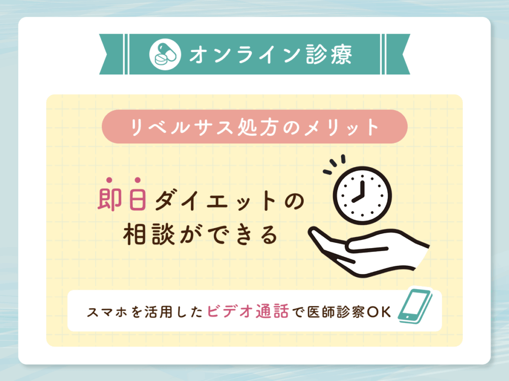 リベルサスダイエットを即日相談ができる